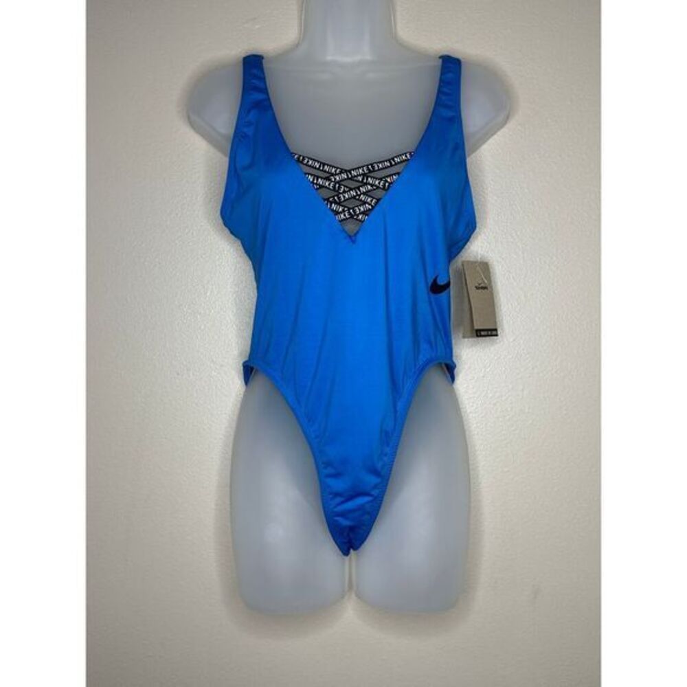 Nike NWT Women's Sneakerkini U-Back One Piece Swimsuit Size L‎